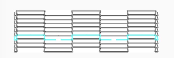Flat Flex Conveyor Belt Endless Connection with Steel Tube