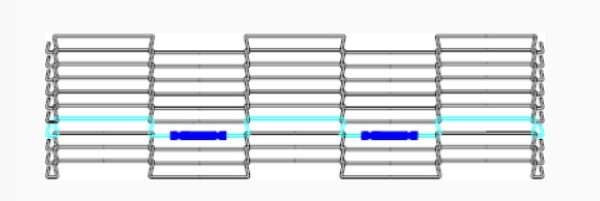 Flat Flex Conveyor Belt Endless Connection with Steel Tube